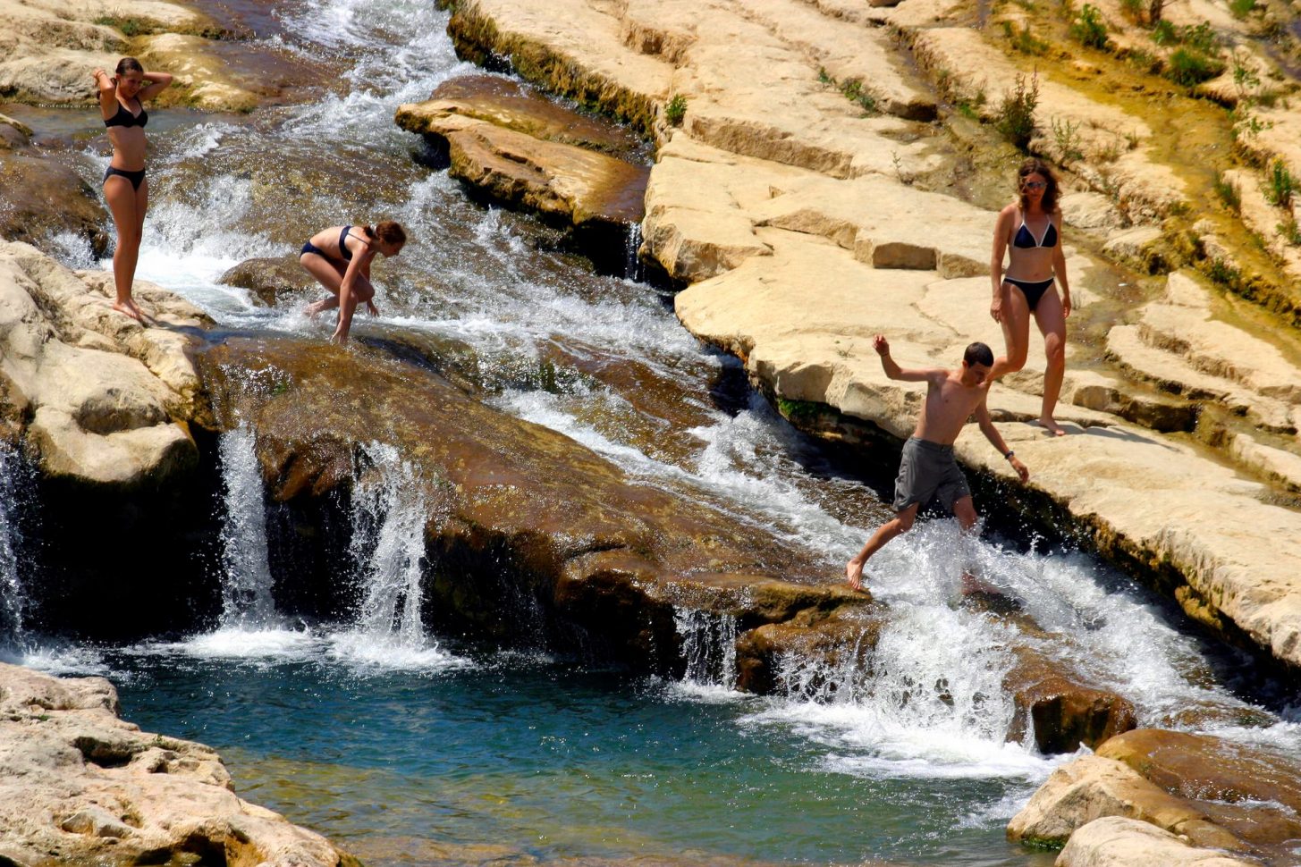 Baignade à Ribaute ©Céline Deschamps