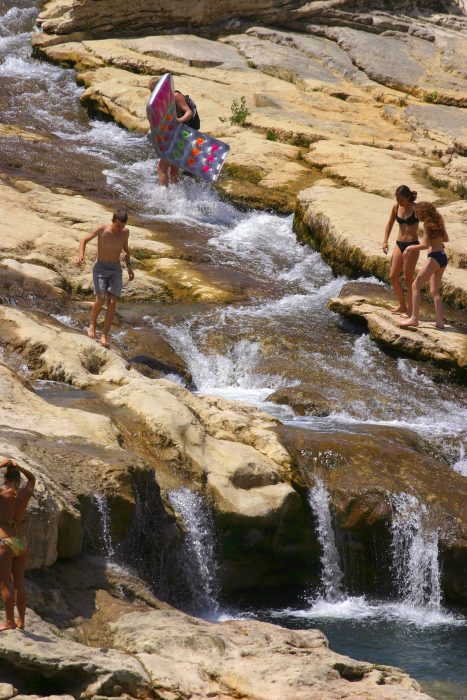 Baignade à Ribaute ©Céline Deschamps