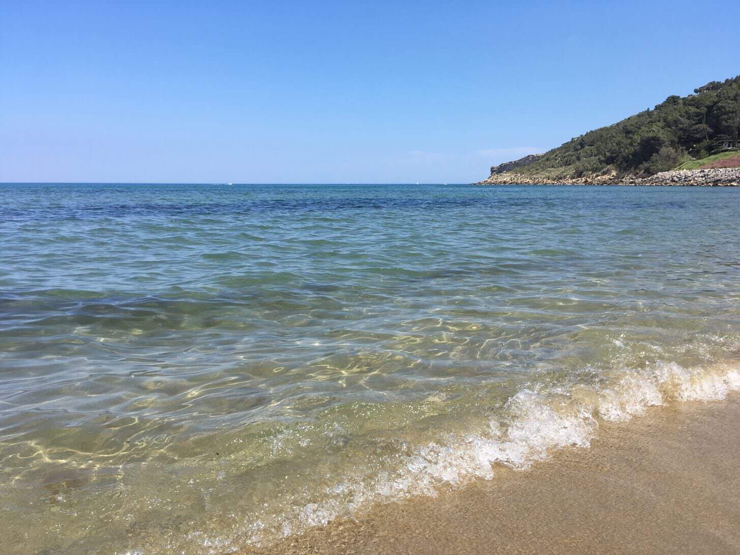 Leucate plage, eau