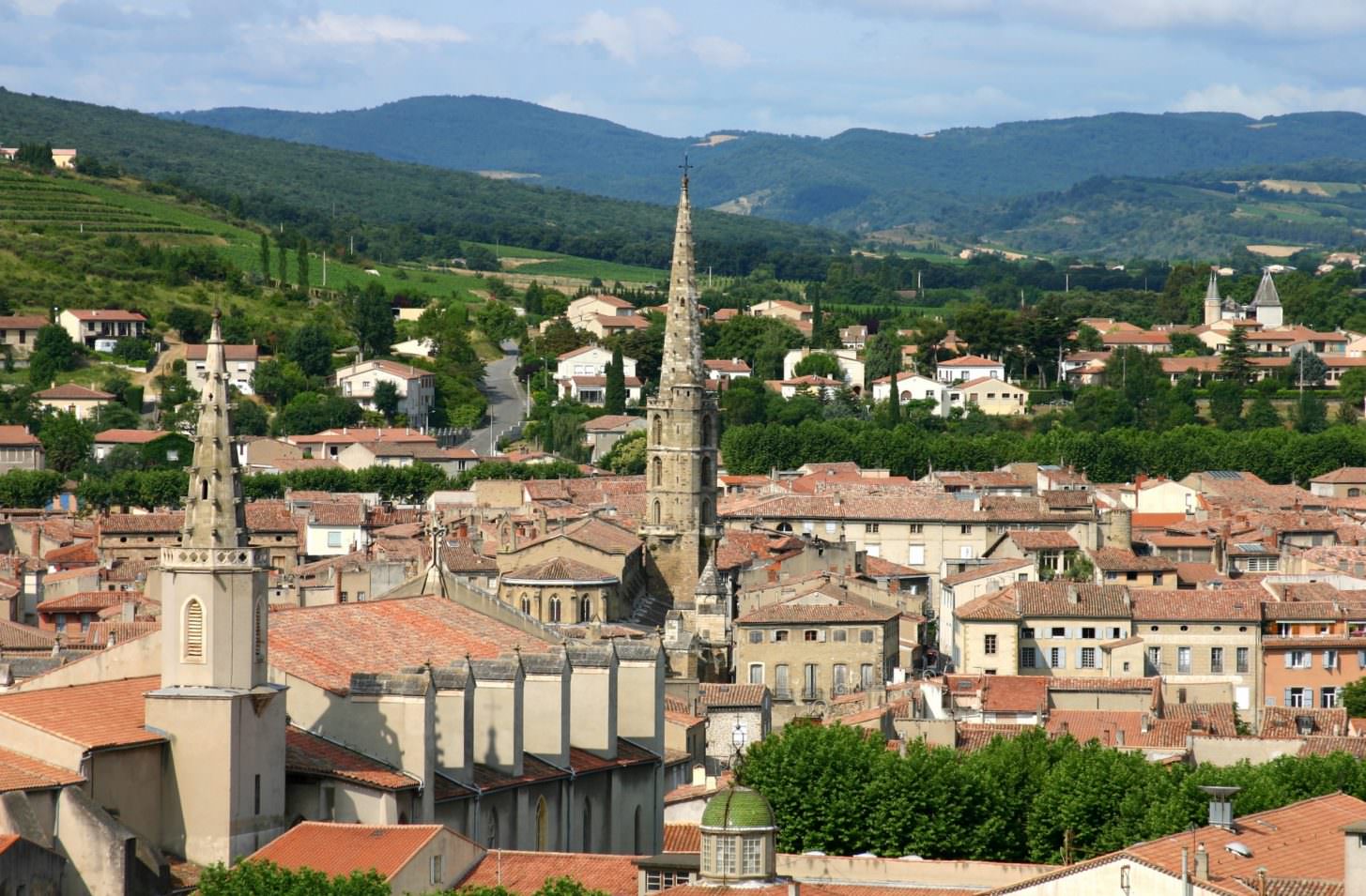 Limoux, vue générale