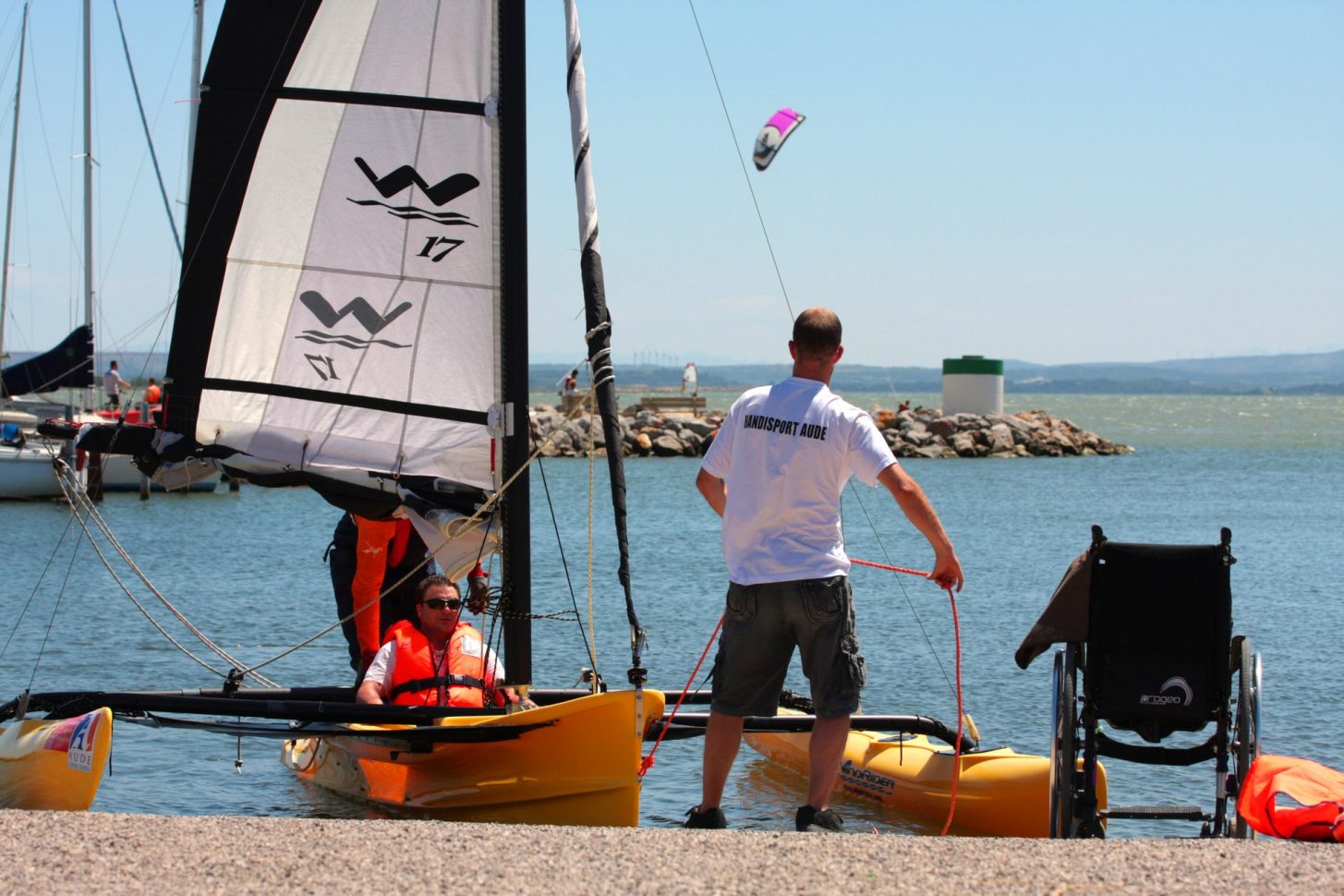 Balade en Trimaran à Narbonne-plage ©Céline Deschamps-ADT de l' Aude