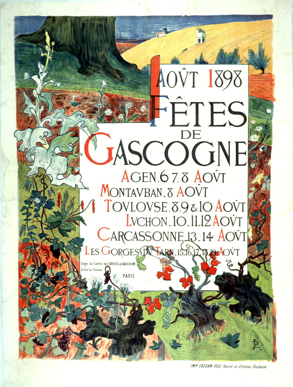 Août 1898, Fêtes de Gascogne, Premeir embrasement de la Cité de Carcassonne