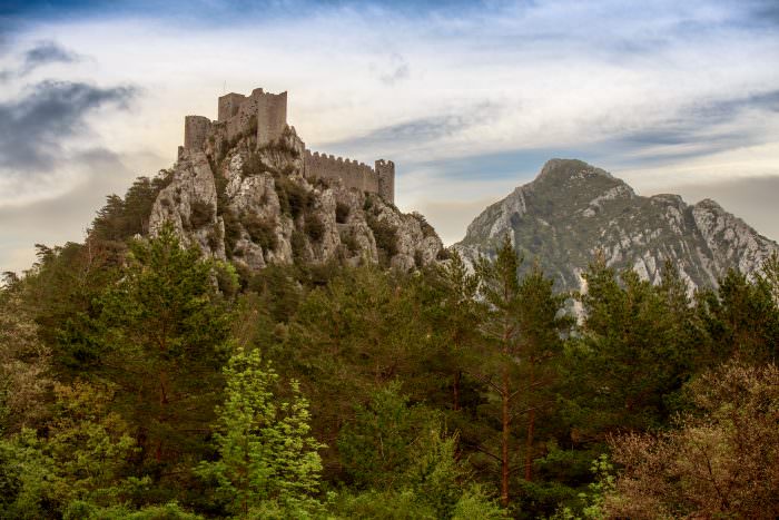 Lapradelle-puilaurens, chateau