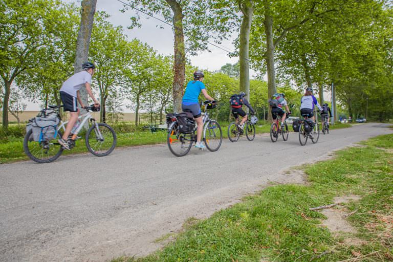 Lauragais, canal du midi, vélos