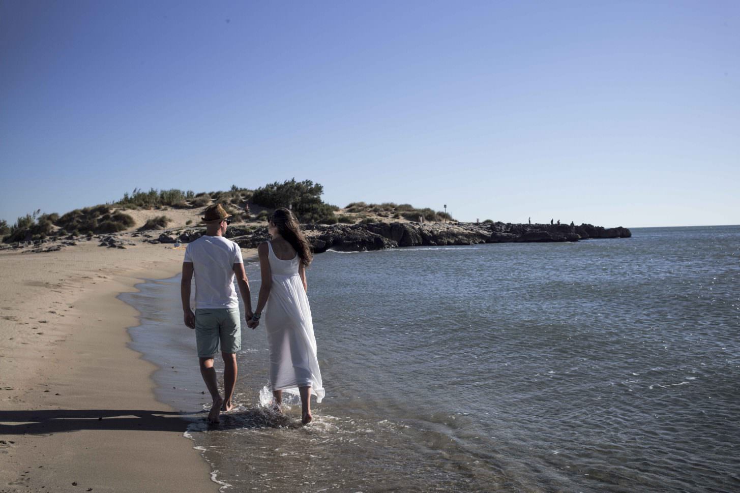 Saint Pierre la mer, balade, couple