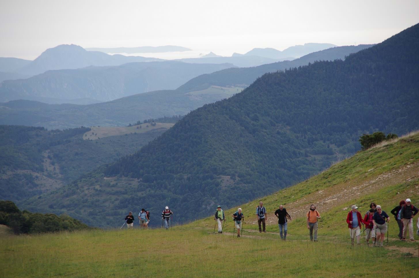 Randonneur, montagne Pyrénées Audoises