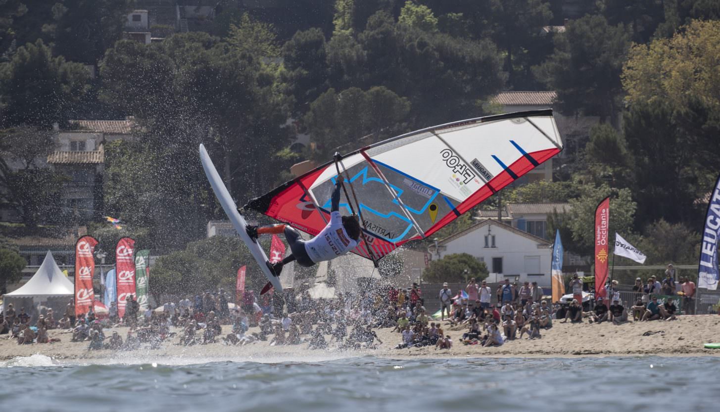 Mondial du vent à Leucate, windsurf ©P Bouras-Office de Tourisme de Leucate