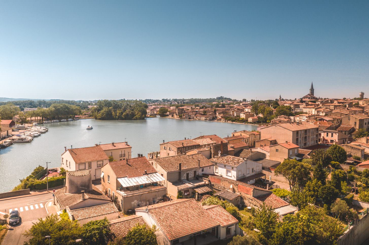 Castelnaudary, le grand bassin