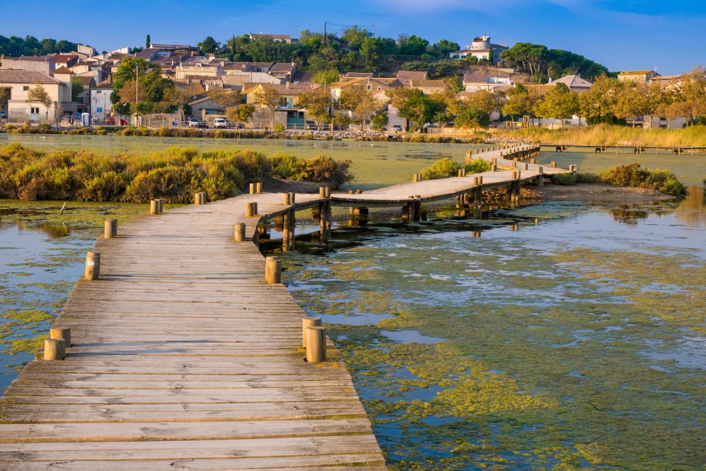 Balade le long de l'étang de Bages à Peyriac de Mer ©Pierre Davy-ADT de l'Aude