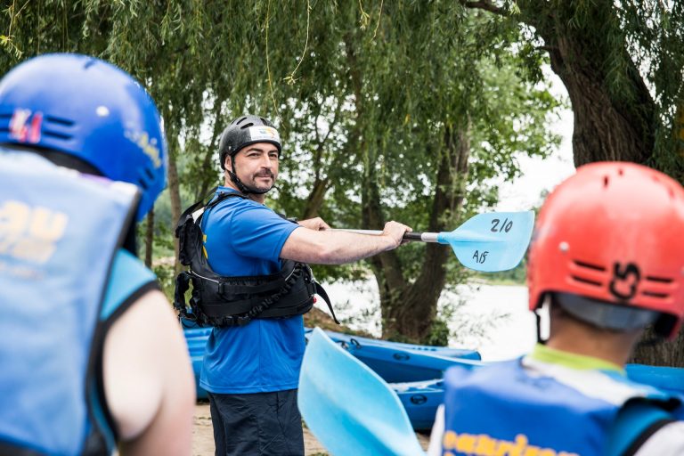 Didier Astre, moniteur de sports d'eaux vives, Eaurizon, Puichéric