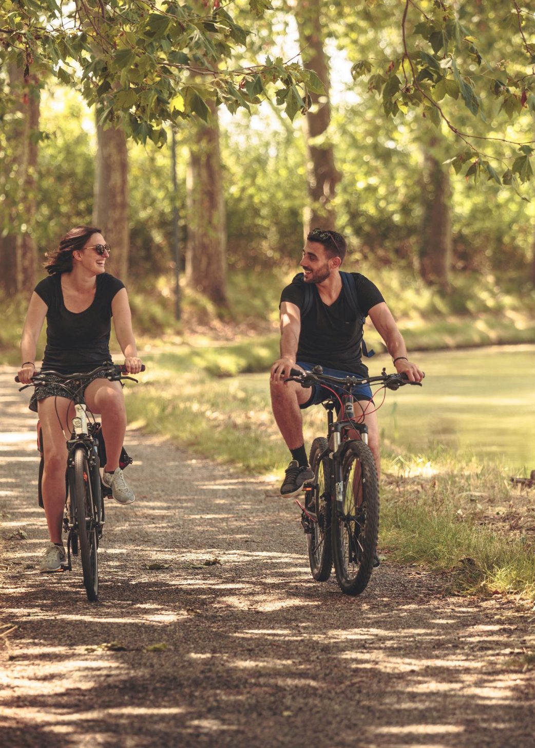 Le Canal du Midi à vélo ©Vincent Photographie-ADT de l'Aude