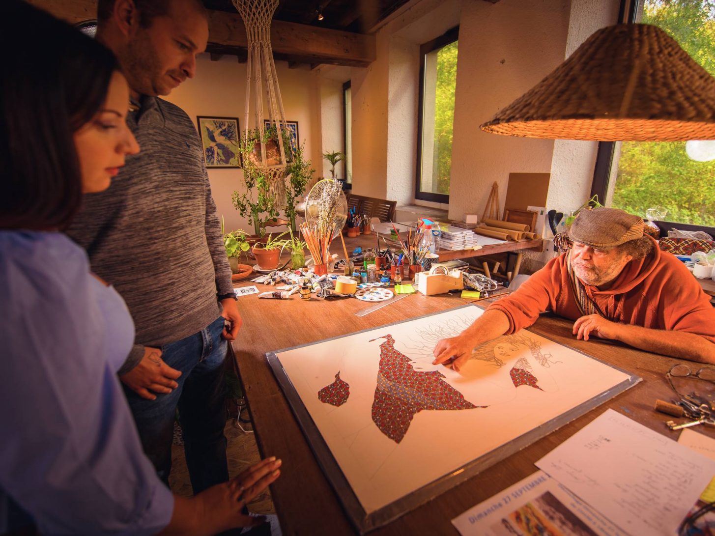 Atelier d'artiste à Montolieu © Vincent Photographie, ADT de l'Aude