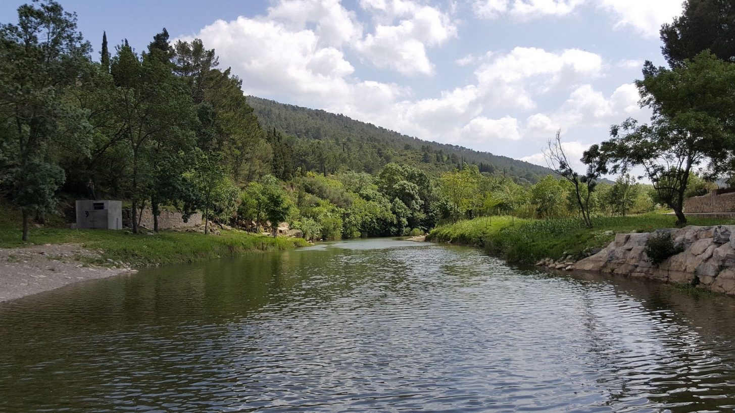 Point de baignade à Lagrasse © B. Scotto, ADT de l'Aude