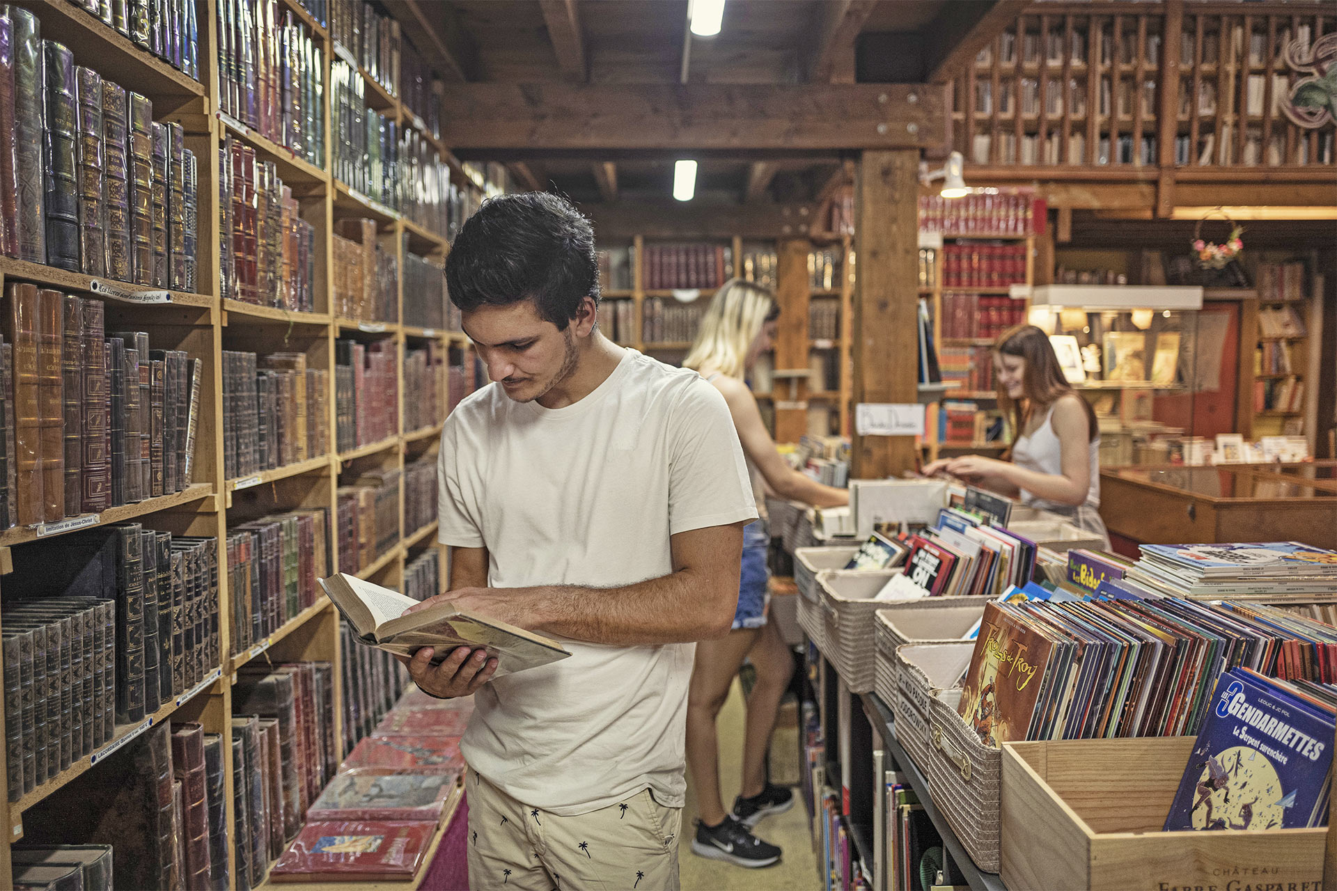 Le Trouve Tout du Livre, librairie au Somail ©Idriss Bigou-Gilles - ADT de l'Aude