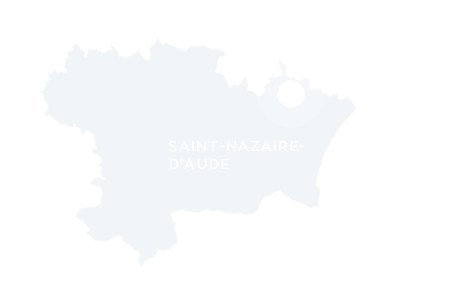 Carte de localisation de Saint-Nazaire-d'Aude