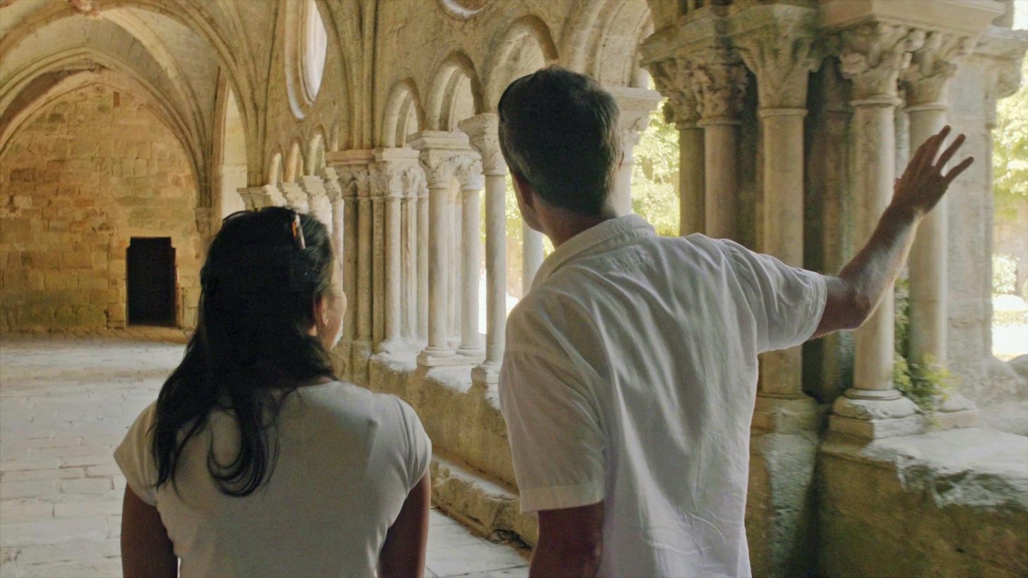 Visite de l'Abbaye de Fontfroide ©Ailium Production - ADT de l'Aude