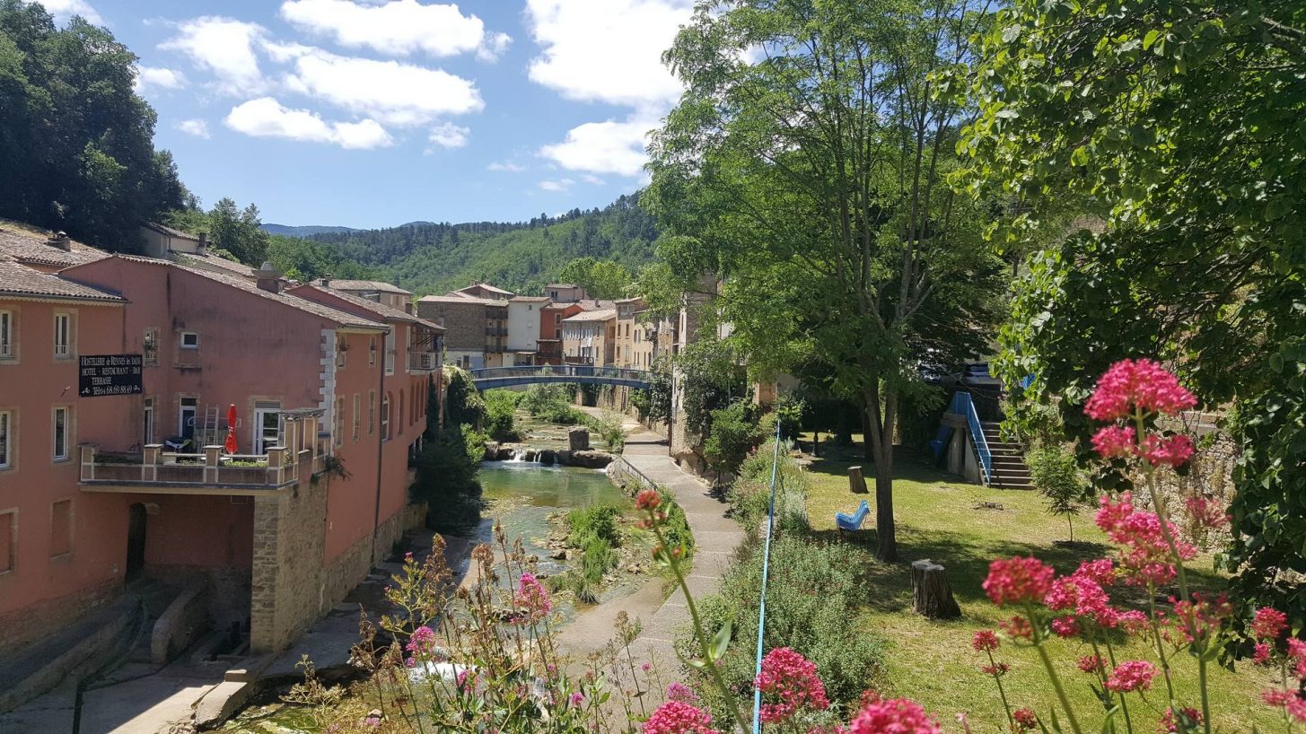 Rennes les Bains, rivière la Sals © S Alibeu, ADT de l'Aude