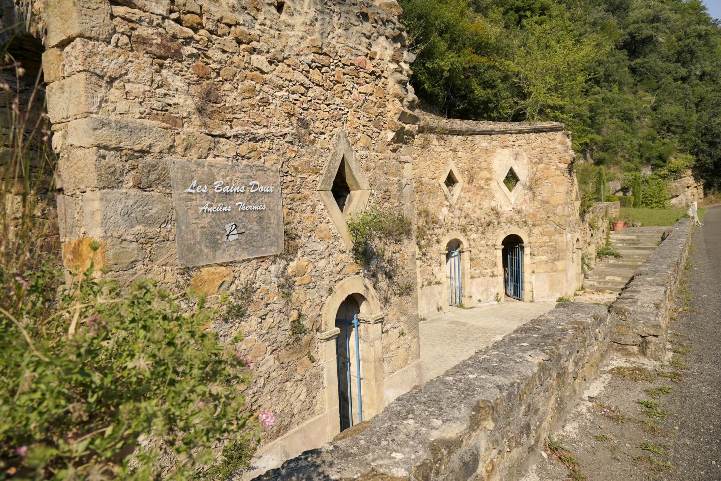 Les thermes romains à Rennes les Bains ©R. Kann, ADT de l'Aude