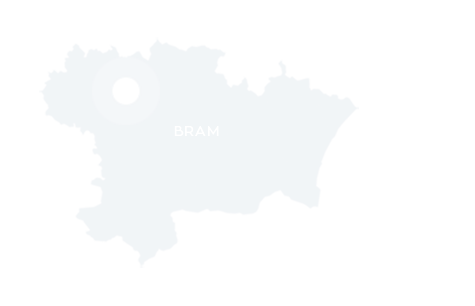 Localisation de Bram