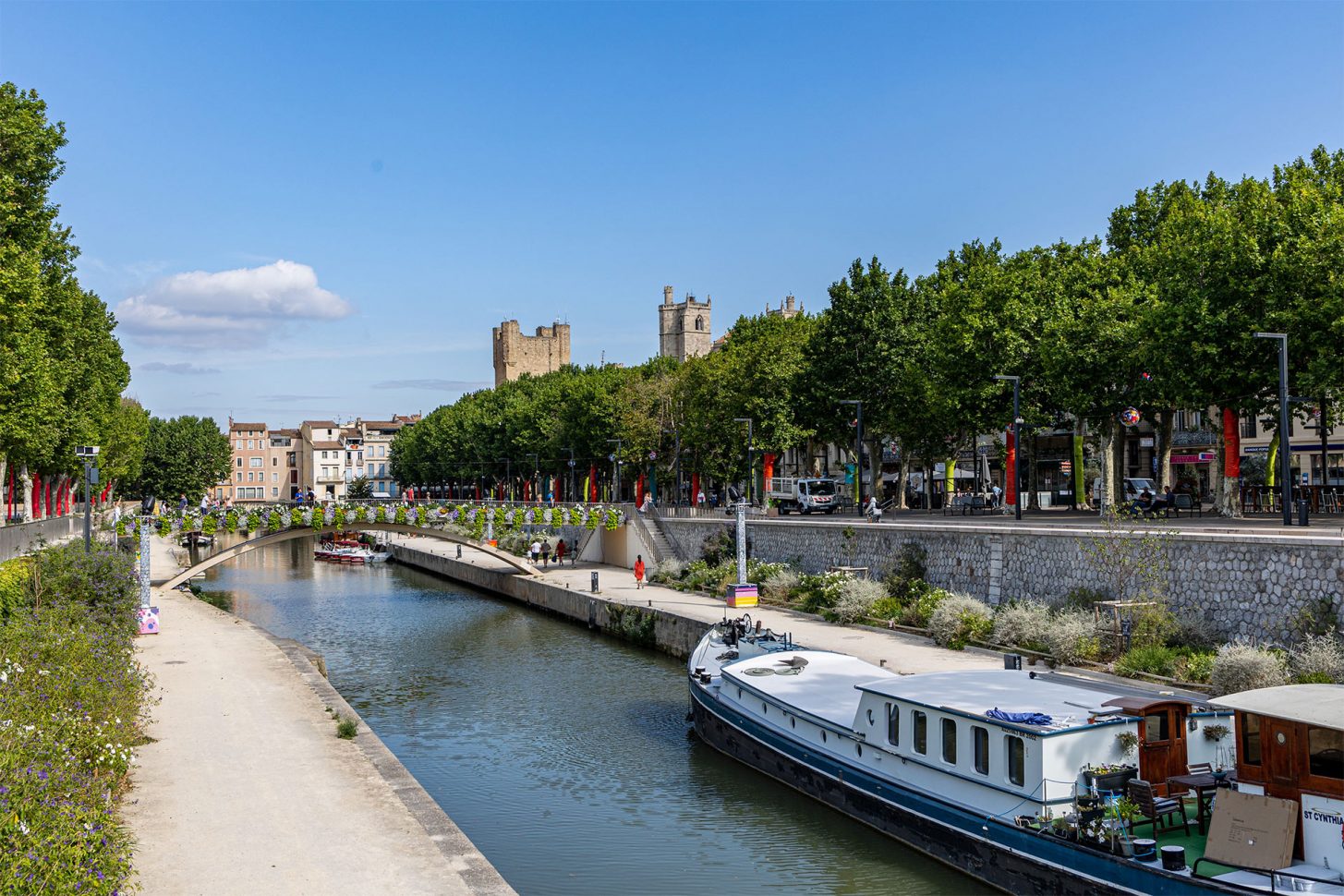 Visite de la ville de Narbonne et son canal de la Robine © Nicolas Diolez - ADT de l'Aude