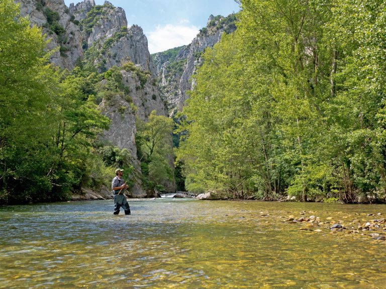 Spot de pêche dans l'Aude ©Fédération Départementale de Pêche dans l'Aude