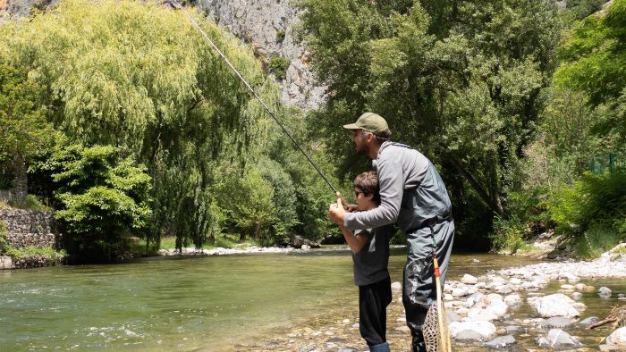 Initiation à la pêche en Haute-Vallée ©Fédération Départementale de Pêche dans l'Aude