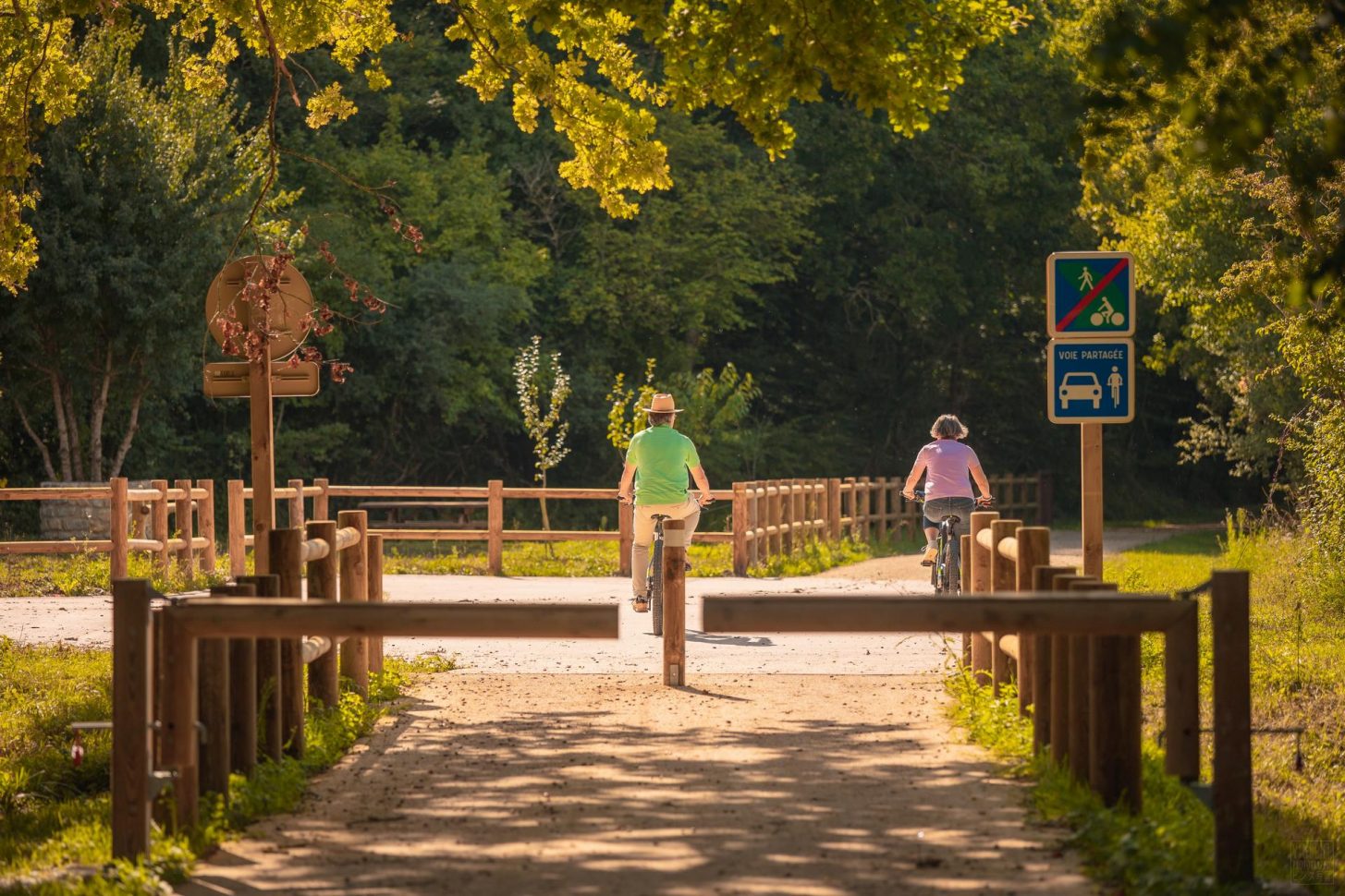 Véloroute, itinéraire sécurisé ©Vincent Photographie - ADT de l'Aude