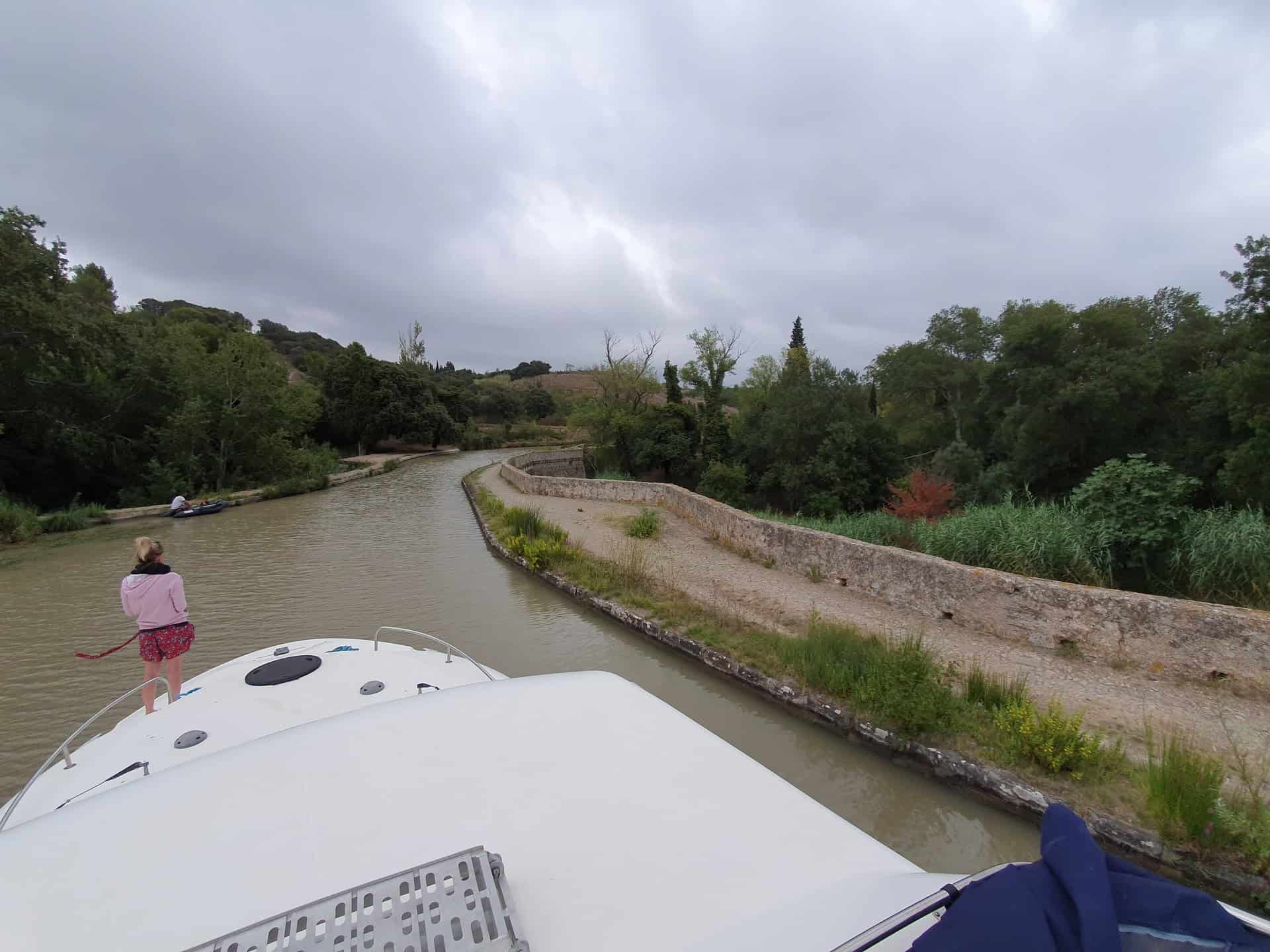 Navigation sur le canal du Midi, pont canal du Rupédre © Canal Friend, ADT de l'Aude