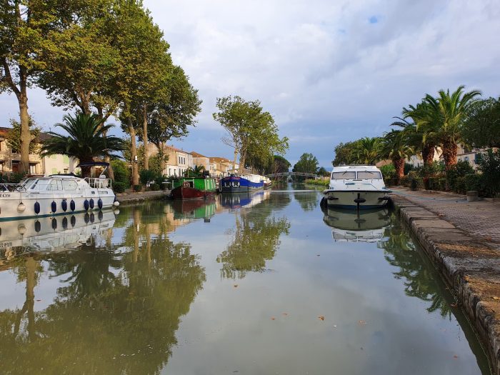 Sallèles d'Aude sur le canal du Midi, le port © Canal Friend, ADT de l'Aude