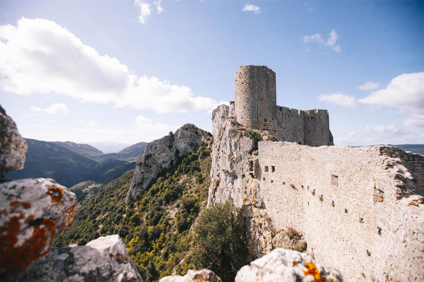 Visite du château de Peyrepertuse ©Claire Ferrand - Wild Road