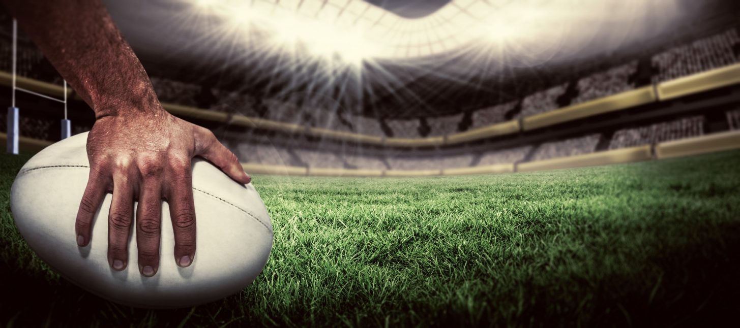 Ballon de rugby, stade© Wavebreakmedia Istock