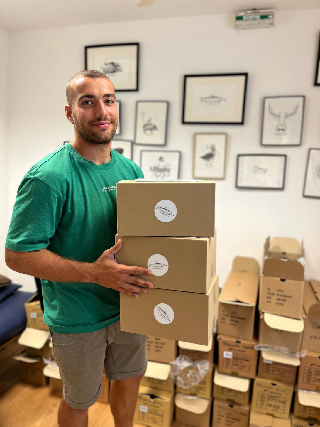 Sébastien Giorgis, fondateur de la marque Pêcheur chic à Narbonne @ Pêcheur chic