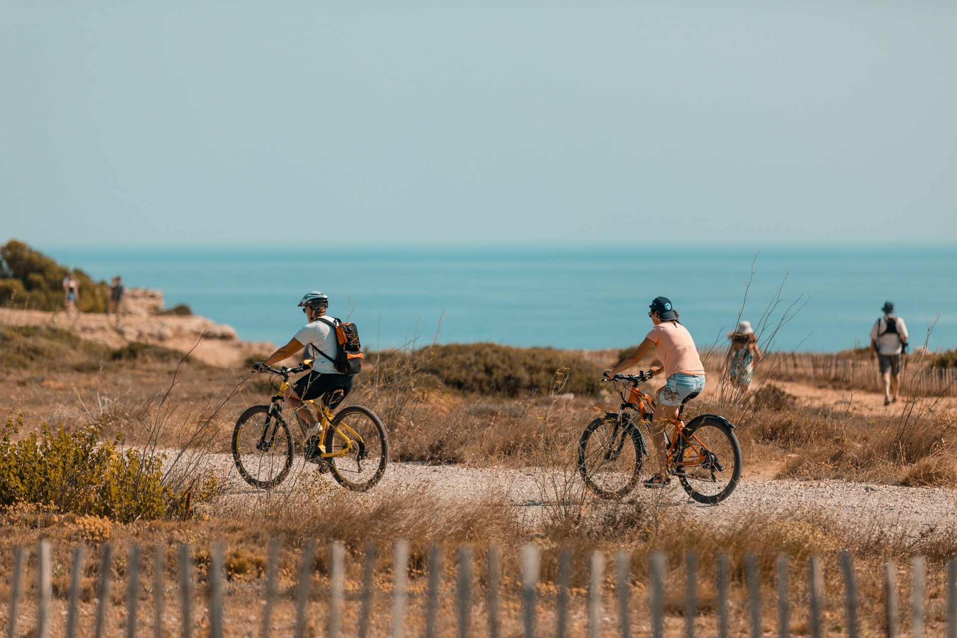 Vélo falaise Leucate