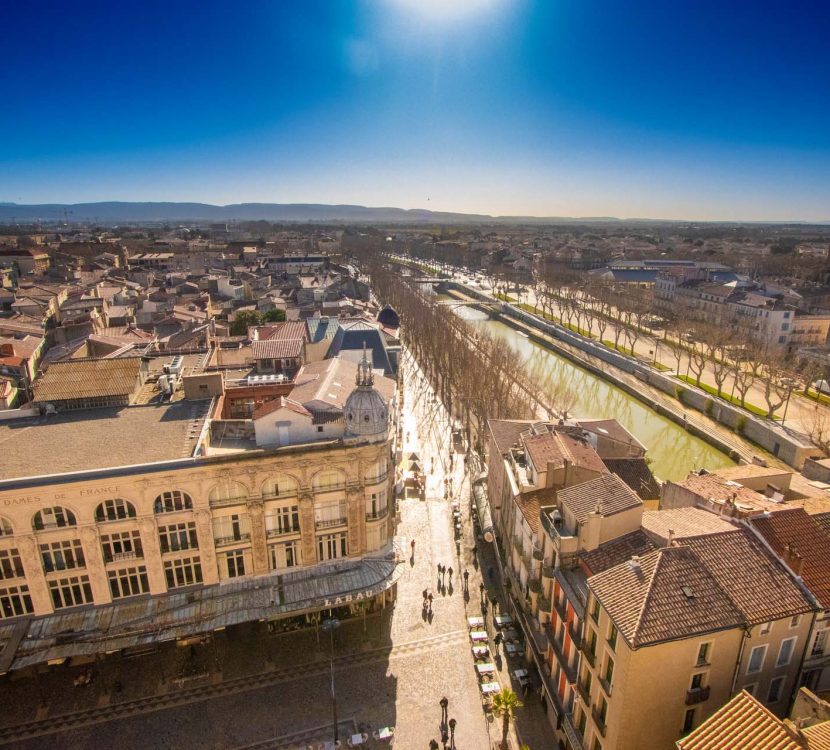 Vue depuis le Donjon Gilles Aycelin à Narbonne ©Céline Deschamps-ADT de l'Aude