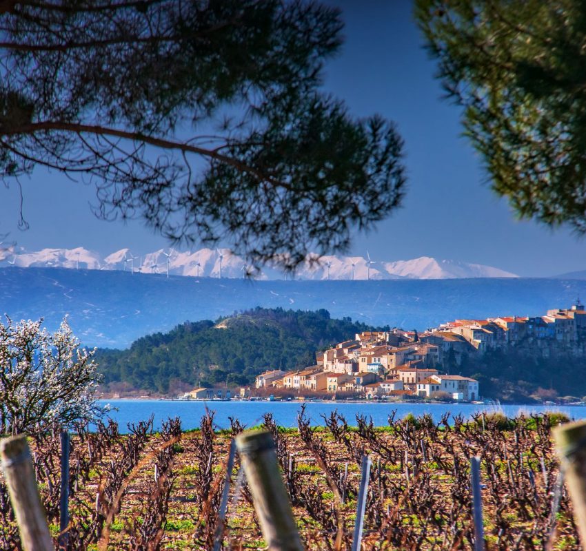 Le villages de Bages et son étang ©Gilles Deschamps - ADT de l'Aude