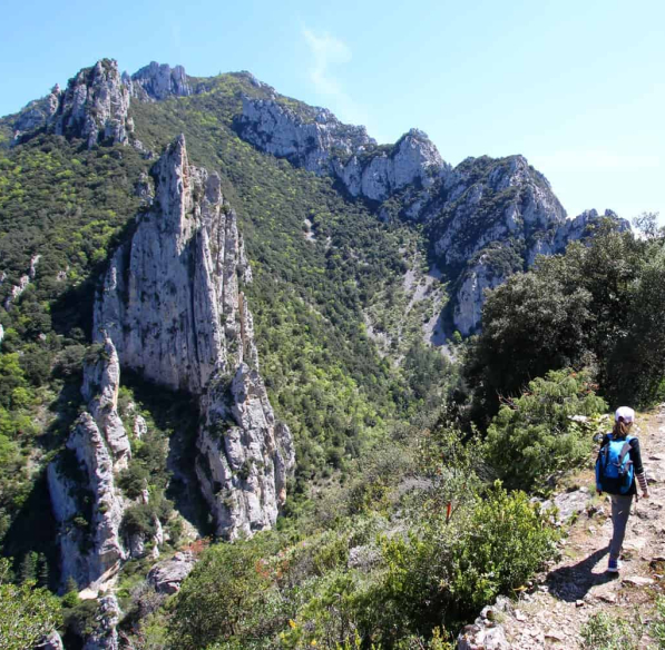 La randonnée du belvédère du diable, dans les gorges de la Pierre Lys© S. Dossin, OT Pyrénées audoises