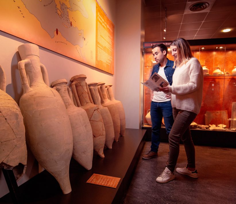 Visite du musée Eburomagus à Bram ©Vincent Photographie-ADT de l'Aude