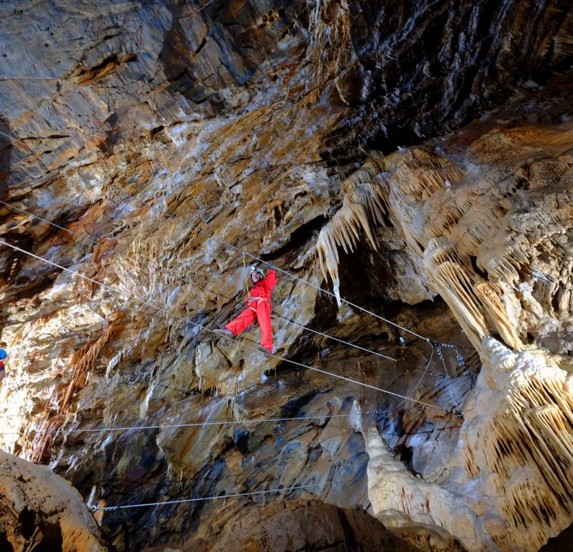 Rando souterraine au gouffre de Cabrespine ©M.Randa-ADT-Aude