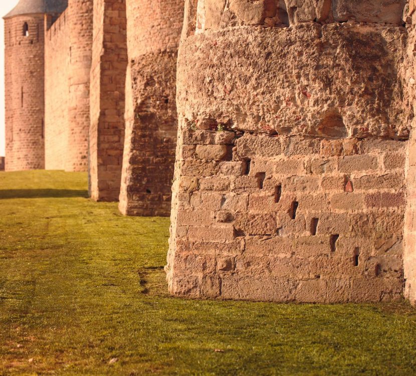 Les tours gallo-romaines de la Cité de Carcassonne ©Vincent Photographie - ADT de l'Aude