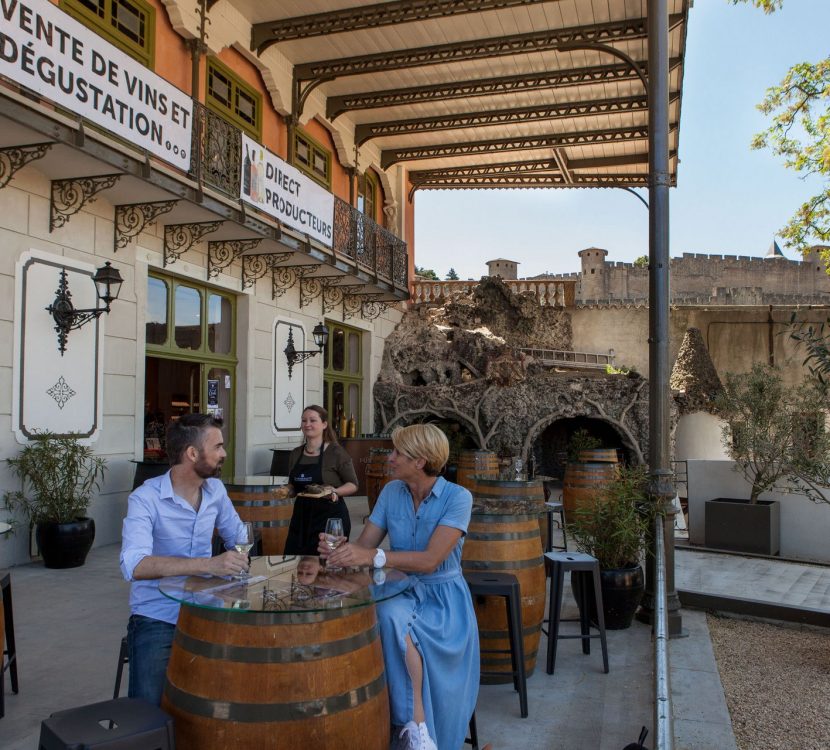 Le Comptoir de la Cité à Carcassonne ©Philippe Benoist - ADT de l'Aude