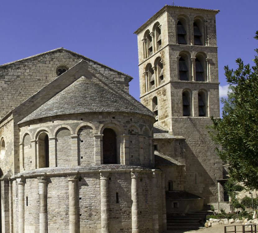 Visite de l'Abbaye de Caunes-Minervois et son chevet ©Philippe Benoist-ADT de l'Aude
