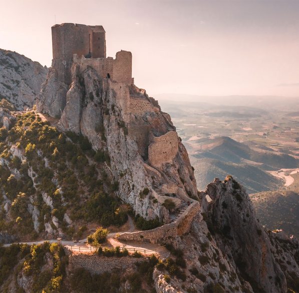 Visite du château de Queribus ©Vincent Photographie - ADT de l'Aude