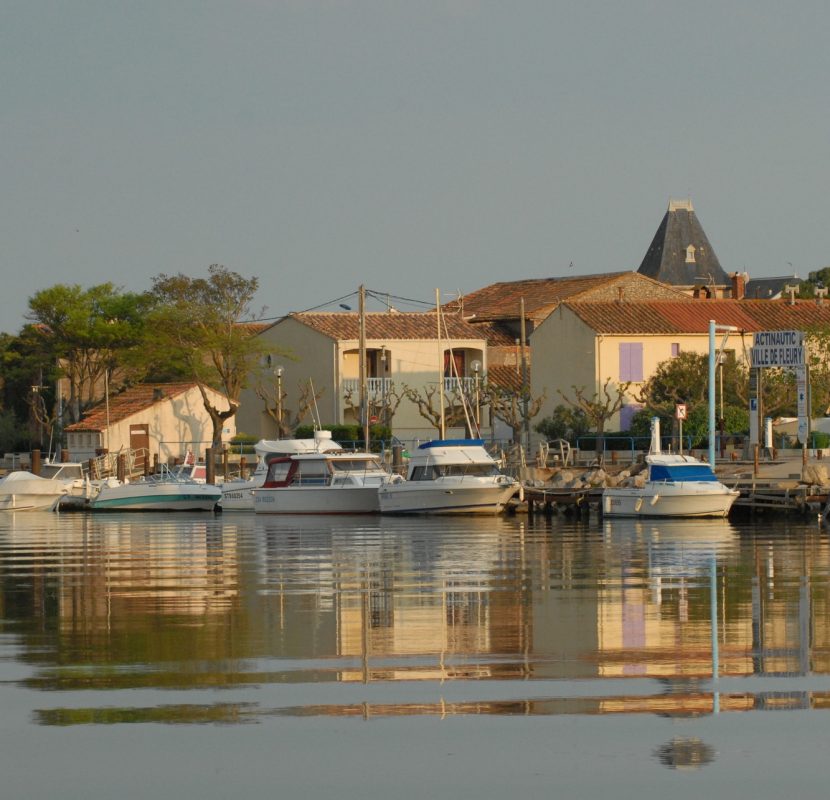 Les cabanes de Fleury et son port ©Office de Tourisme du Grand Narbonne