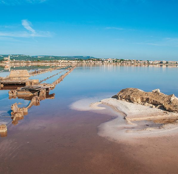 Visite du salin de Saint-Martin en famille à Gruissan © Edgar de Puy - ADT Aude