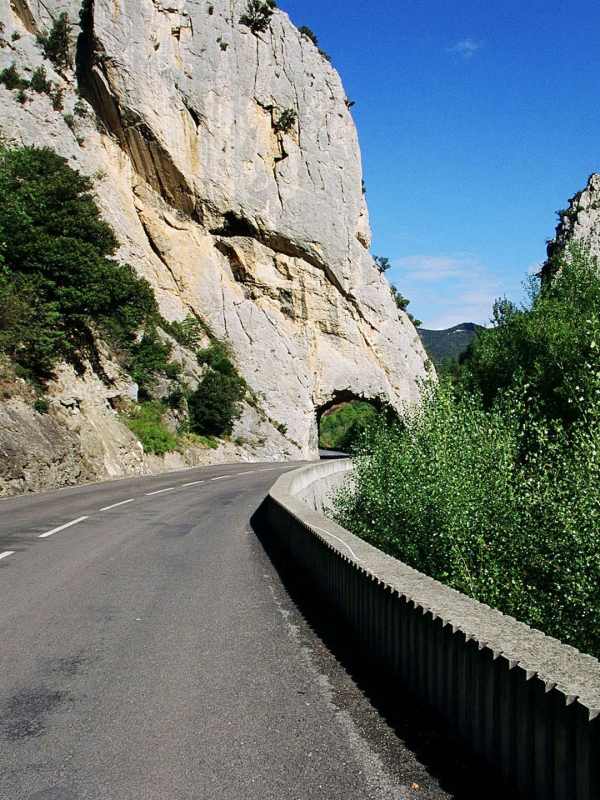 Gorges de la Haute vallée de l'Aude, défilé de la Pierre Lys © Phovoir, ADT de l'Aude