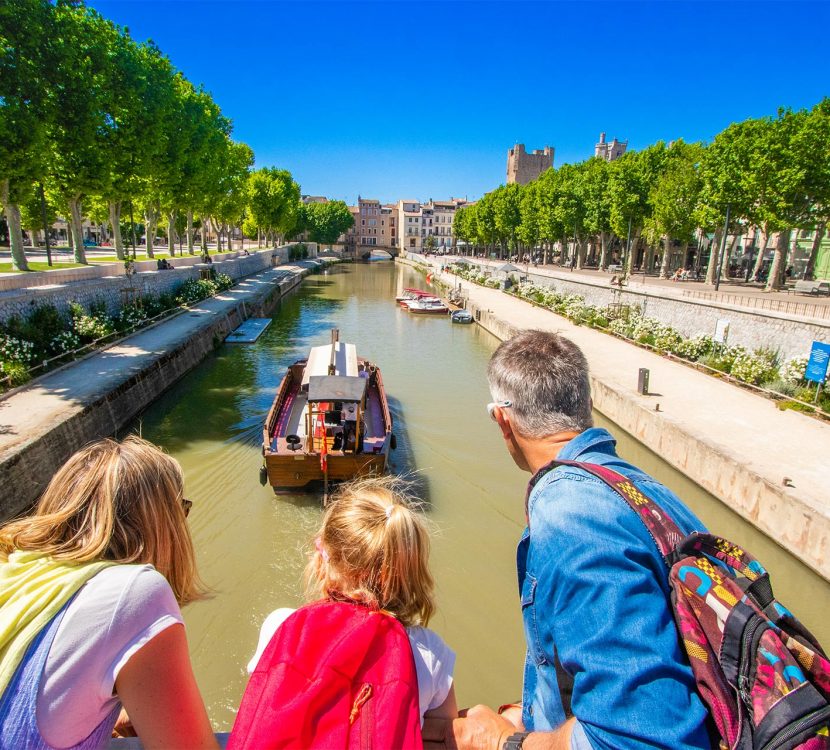 La passerelle des barques à Narbonne ©Céline Deschamps - ADT de l'Aude