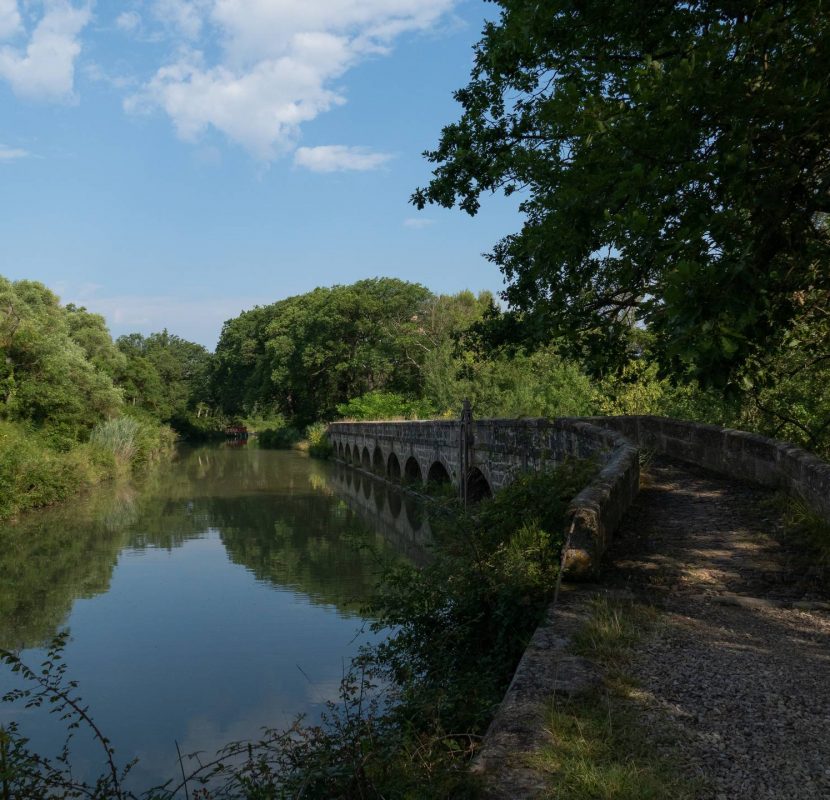 Epanchoir de l'Argent Double, sur le Canal du Midi, à La Redorte © Jean Del Arco Aguirre, Fédération de pêche de l'Aude