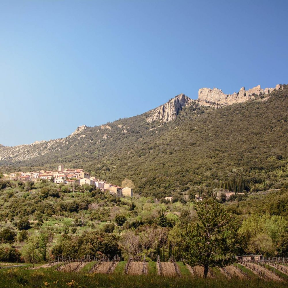 Le Château de Peyrepertuse et son village ©Vincent Photographie