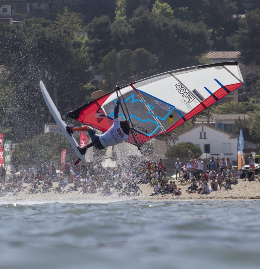 Freestyle au Mondial du vent à Leucate