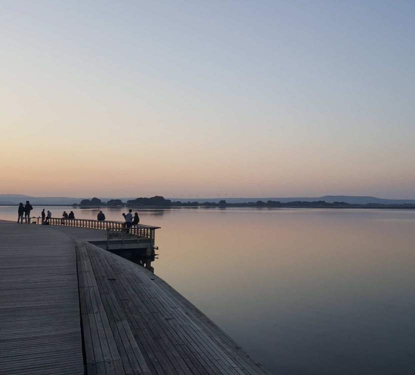 Promenade sur le ponton de la Franqui, Leucate @S. Alibeu, ADT Aude